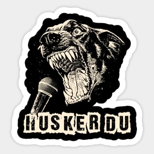 huskerdu ll scream Sticker